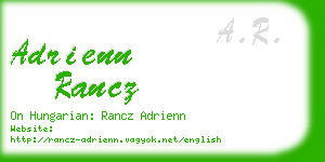 adrienn rancz business card